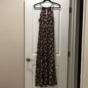 Floral maxi with a bit of an open back